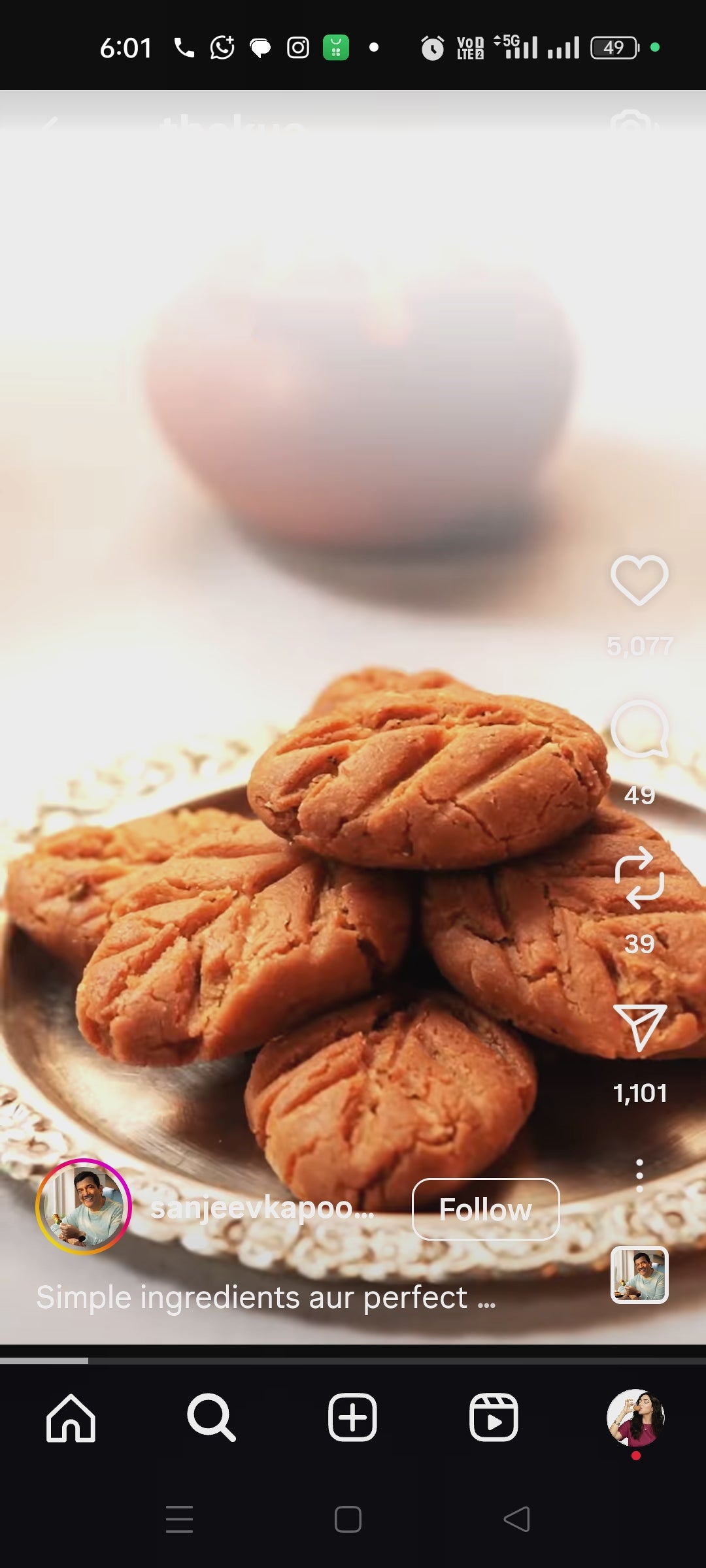 THEKUA 500g  | Thekua with Badam, Kaju & Coconut.