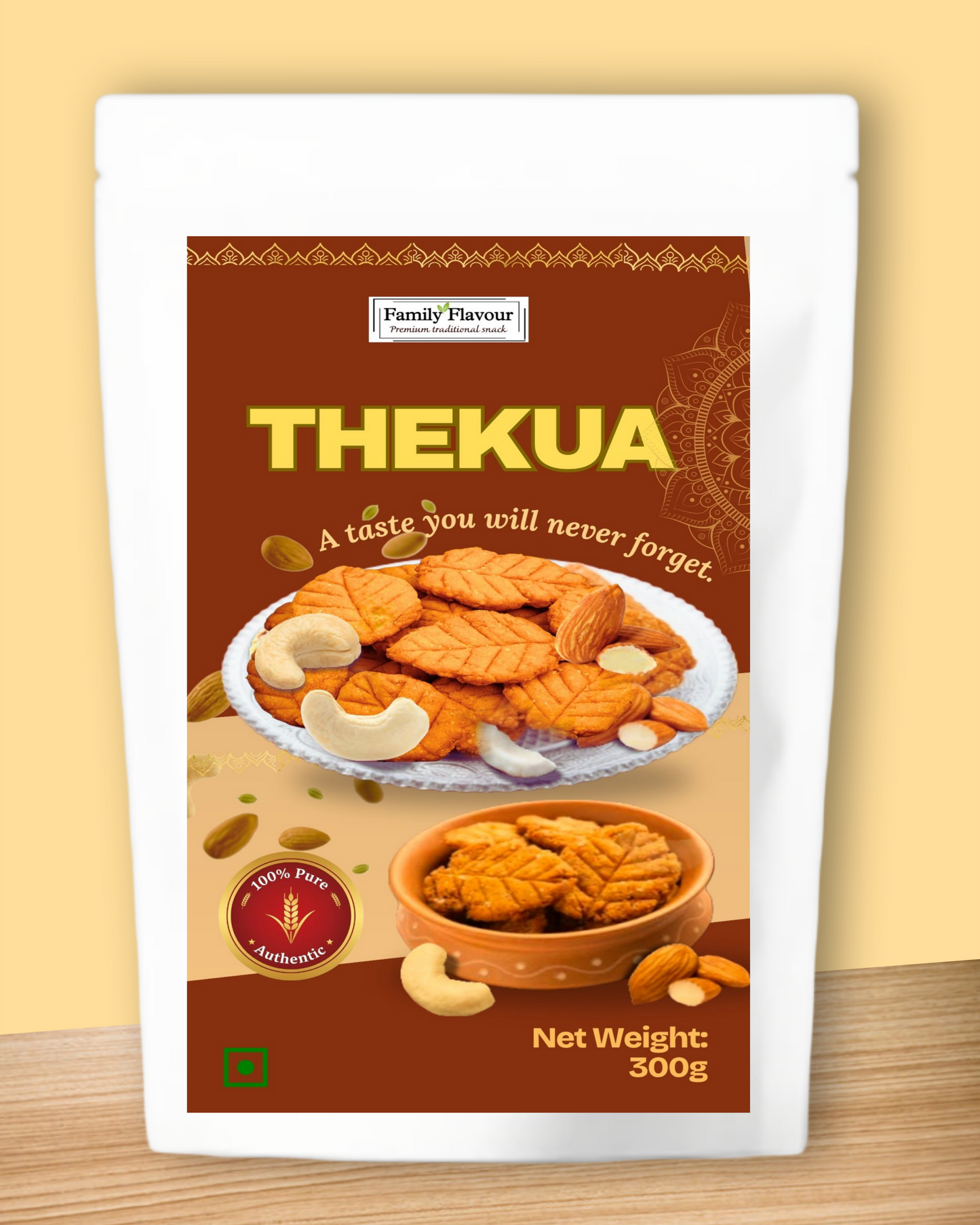 THEKUA 300g  | Thekua with Badam, Kaju & Coconut